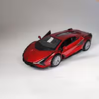 ماشین فلزی لامبورگینی سیان کینسمارت Lamborghini Sian kinsmartرنگ زرشکی 