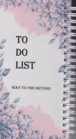 دفترچه یادداشت (to do list،کد 203)،(سیمی)