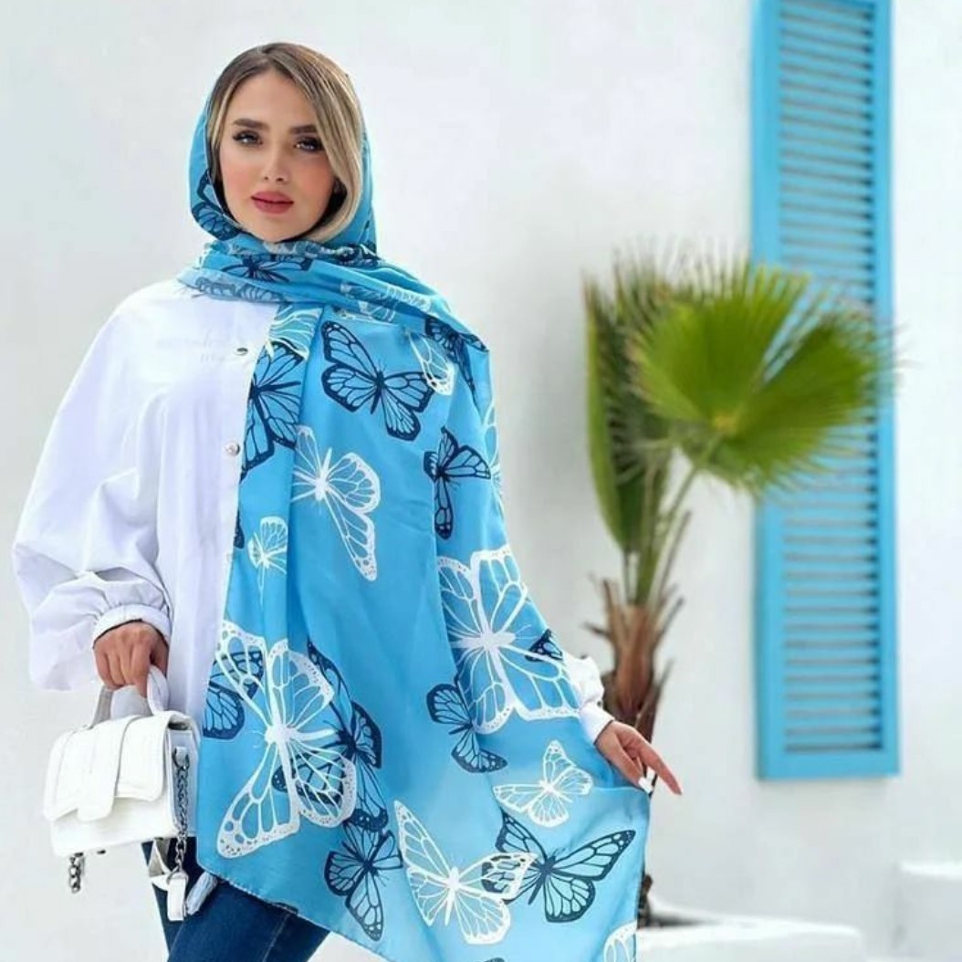 شال طرح پروانه