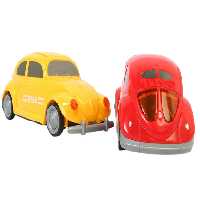 ماشین فولکس و ربات تبدیل شونده موزیکال، چراغدار  و حرکتی اسباب بازی