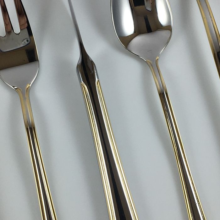 سرویس قاشق چنگال 30نفره سیلور طلا ورسا کد509