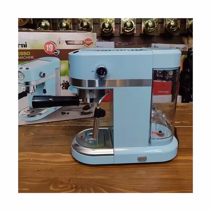 دستگاه اسپرسو ساز بارنی مدل 7007 قدرت 1350 وات با فشار بخار 19 بار