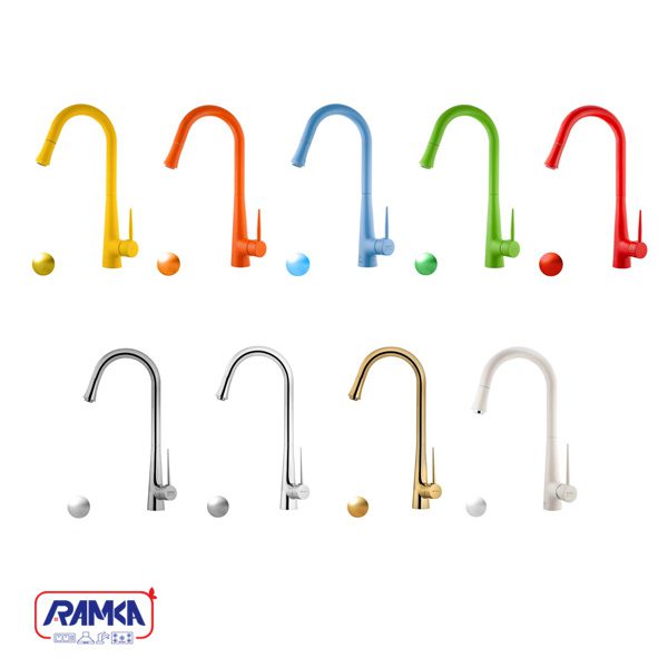 شیر ظرفشویی شاوری درخشان مدل کلاریون رنگی