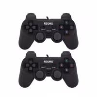 دسته بازی کامپیوتر دوبل شوک دار Redmo 