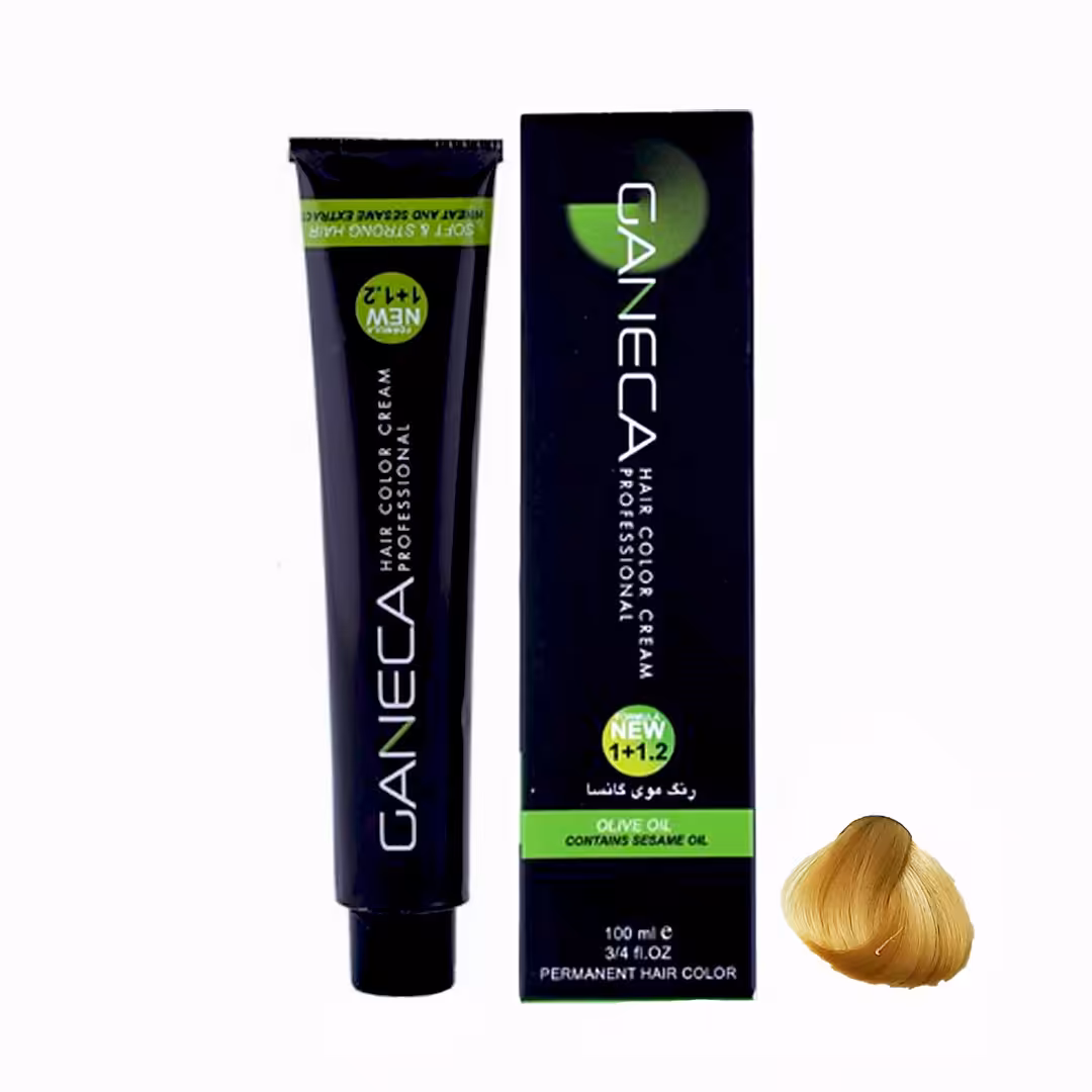 رنگ مو گانسا شماره 9.5 حجم 100 میلی لیتر رنگ بلوند طلایی خیلی روشن