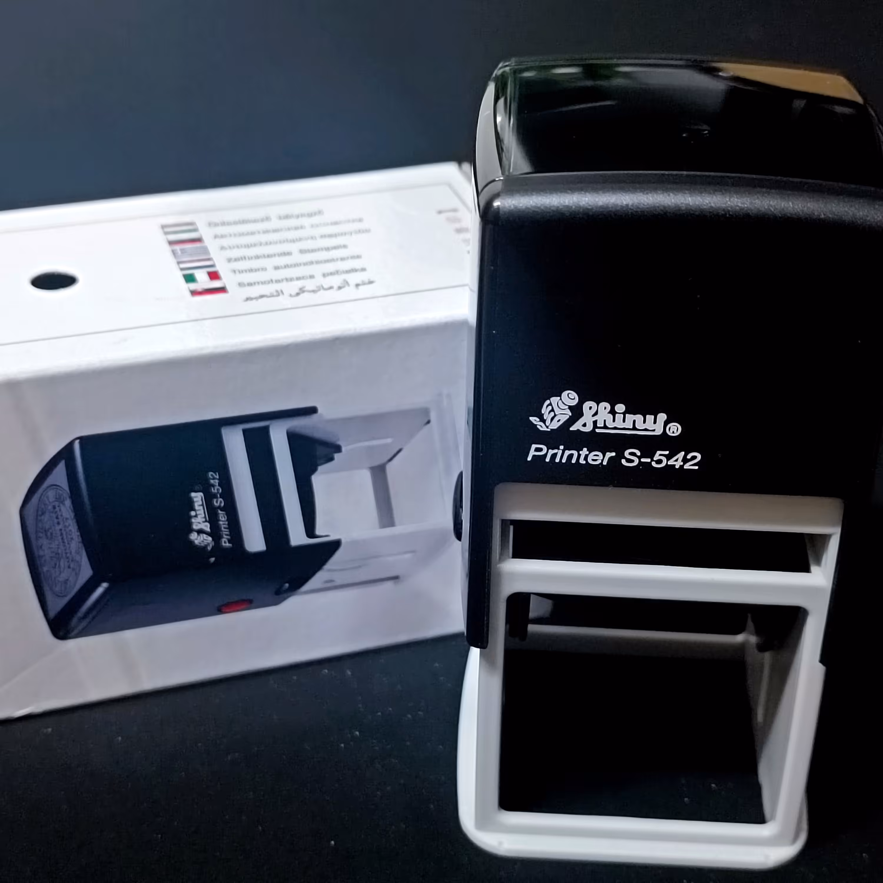 مهر ژلاتینی اتوماتیک مربع شاینی s542قیمت تمام مهر ها همراه ساخت ژلاتین