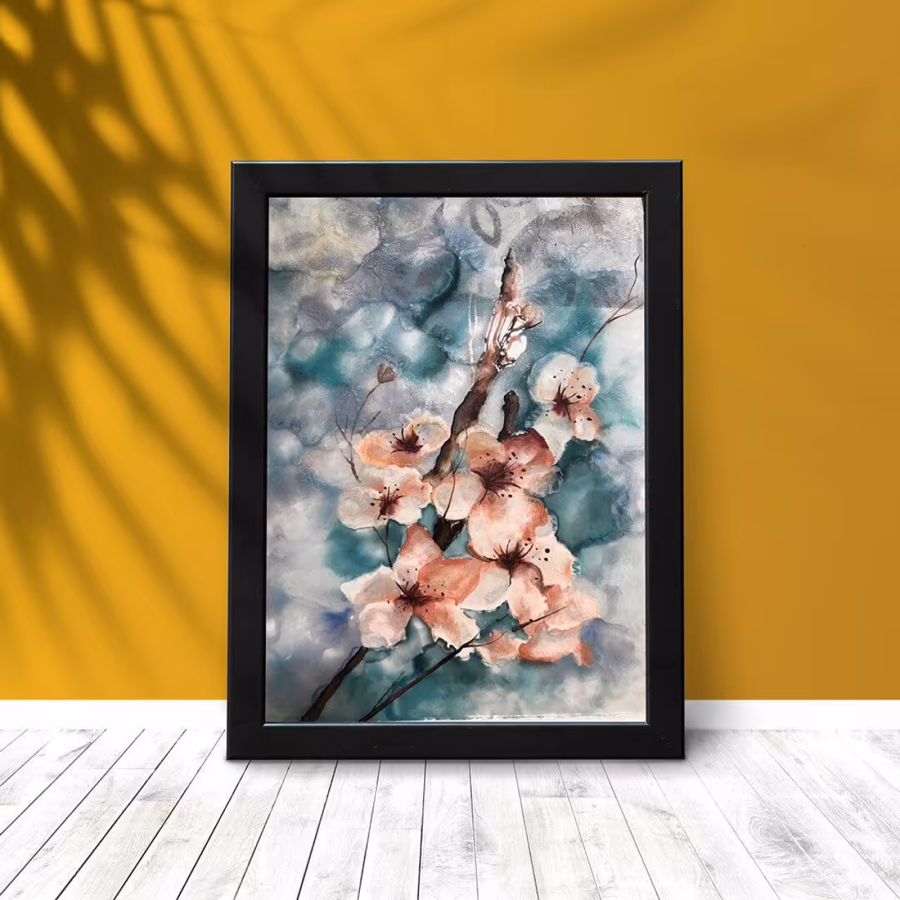 تابلوی نقاشی طرح گل های بهاری