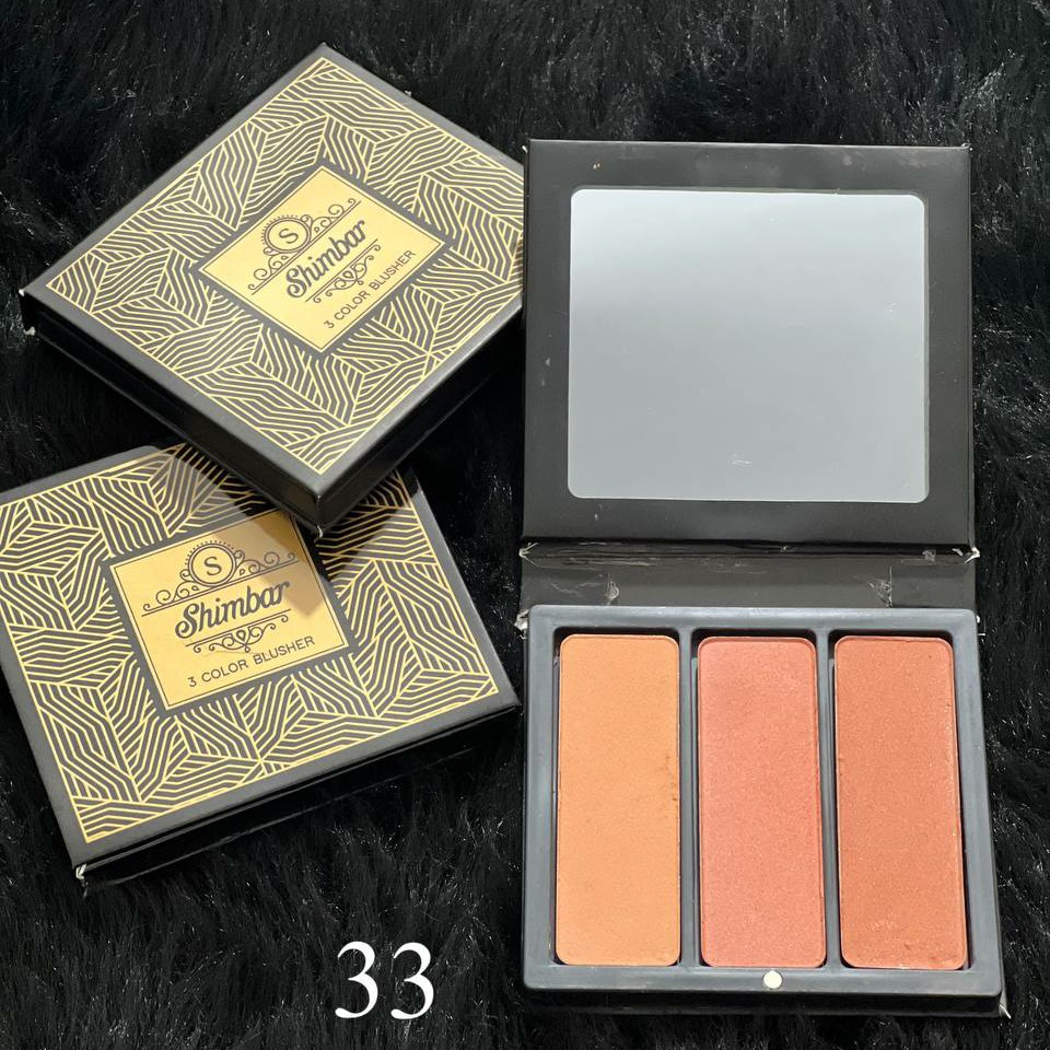 رژگونه سه رنگ کد 33