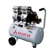 کمپرسور 50 لیتری بیصدا بدون روغن محک مجهز به شیر برقی HSU750-50L