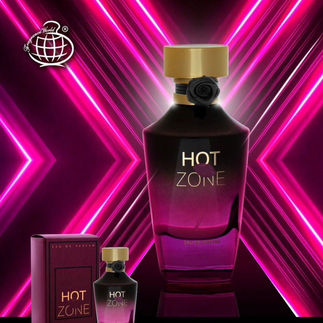 ادکلن هات زون زنانه فراگرنس ورد Fragrance world Hot Zone
هات زن