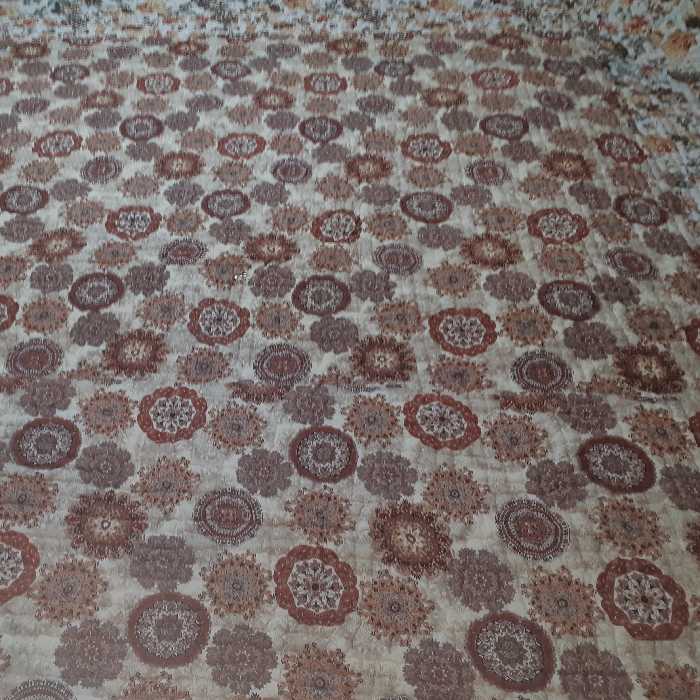 لحاف کرسی طرح سنتی تمام پنبه دست دوز