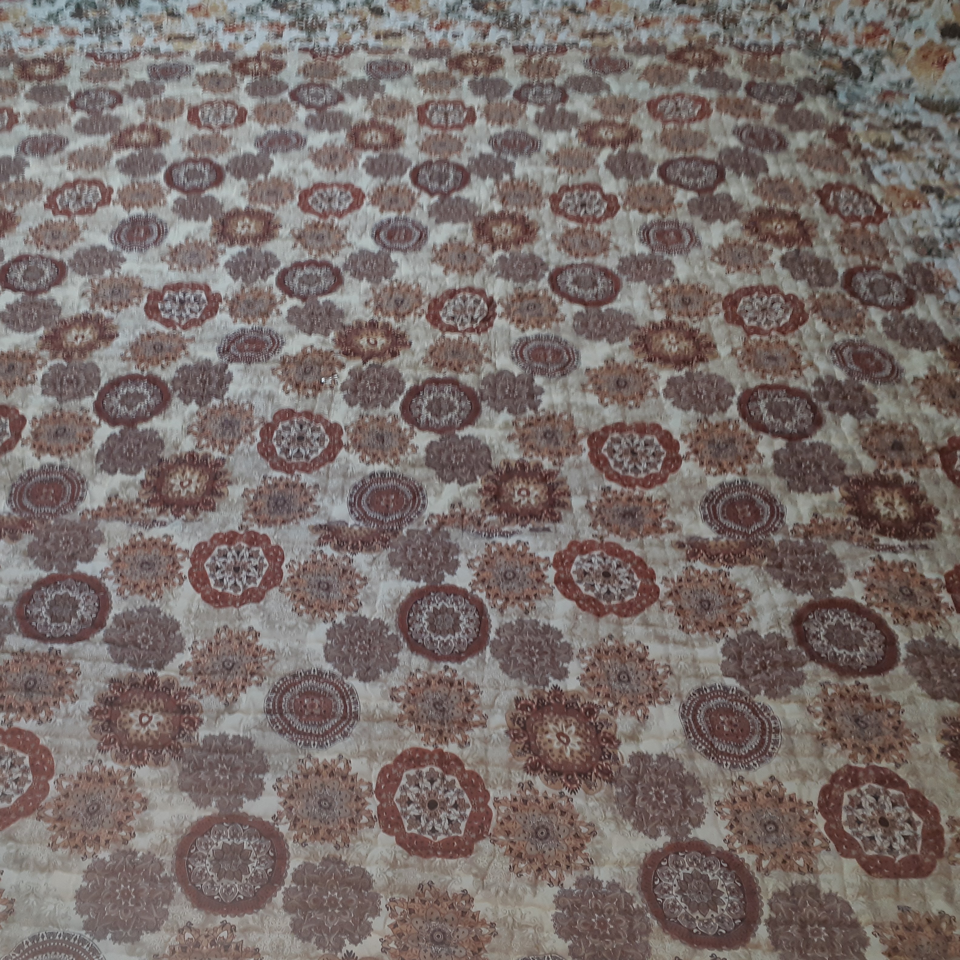 لحاف کرسی طرح سنتی تمام پنبه دست دوز