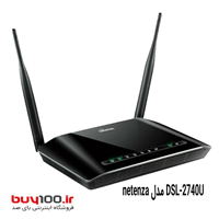مودم روتر ADSL2 Plus بی‌ سیم N300   نتنزا  netenza مدل DSL-2740U
