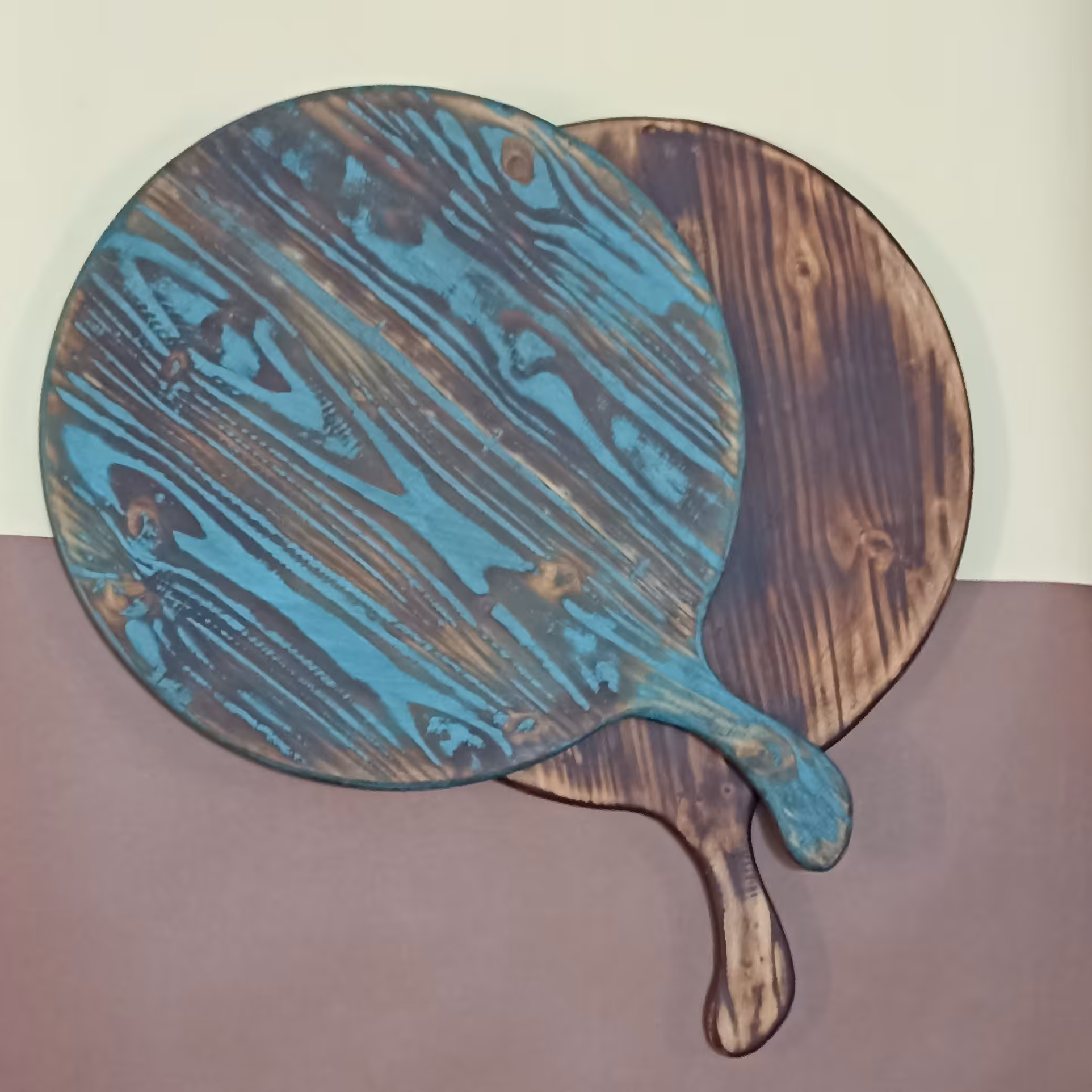 تخته سرو دسته دار پیتزایی