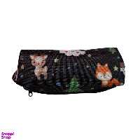 جامدادی دو زیپ طرح روباه و آهو کد 1