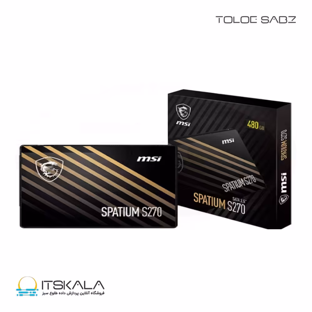 قیمت و خرید حافظه SSD ام‌اس‌ای SATA SPATIUM S270 ظرفیت 480 گیگابایت | ITSKALA