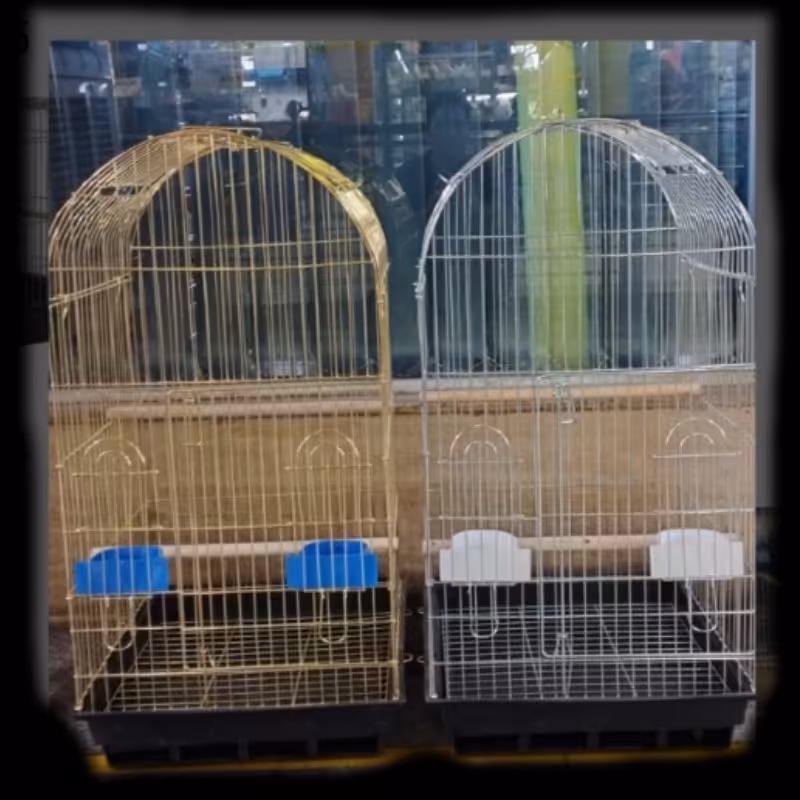 قفس پرنده مدل 1035 رنگ طلایی 