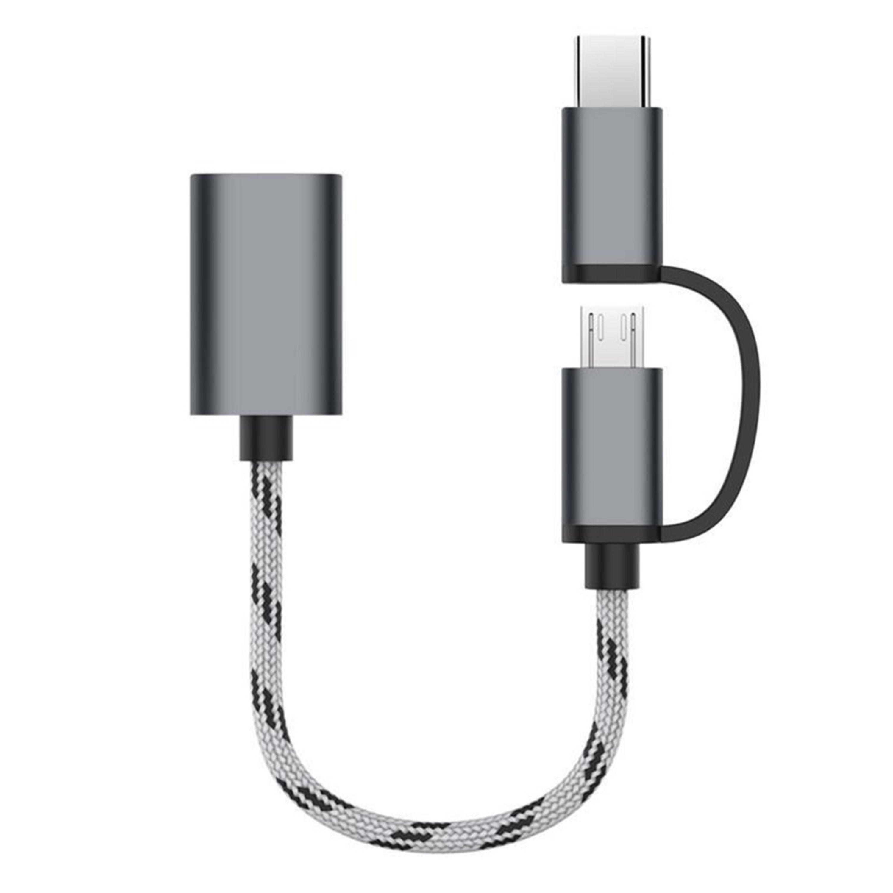 تبدیل OTG یک به دو Type C Micro USB به USB 30 مدل Original