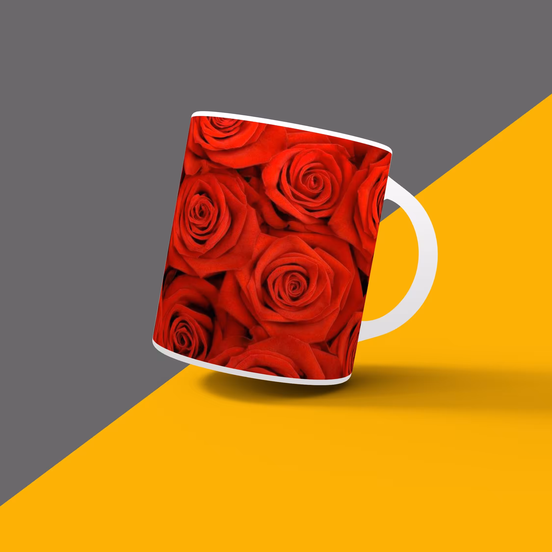 ماگ طرح گل کد273