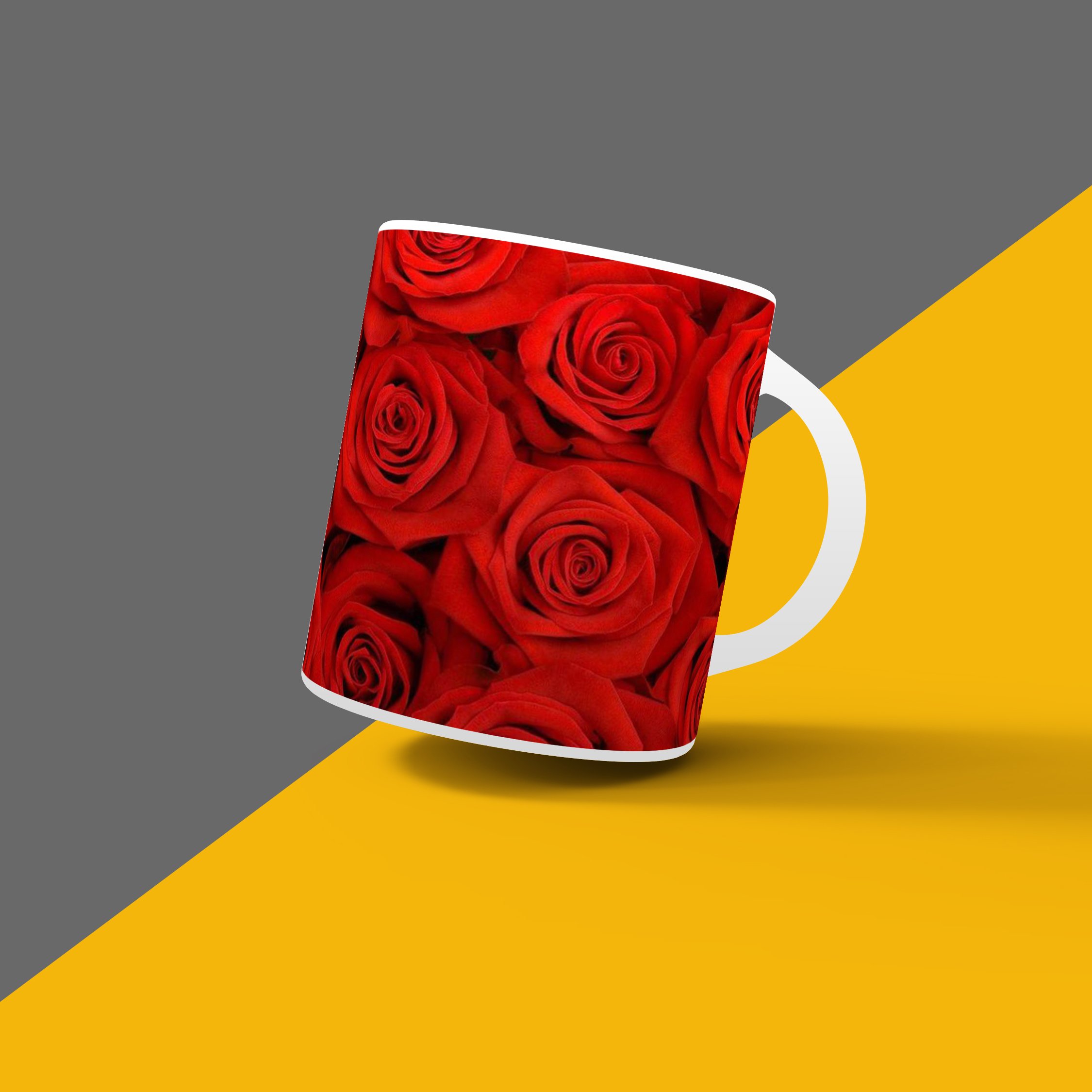 ماگ طرح گل کد273