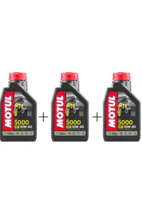 روغن و مکمل موتور 5000 10W40 سیکلت 3 لیتر Motul
