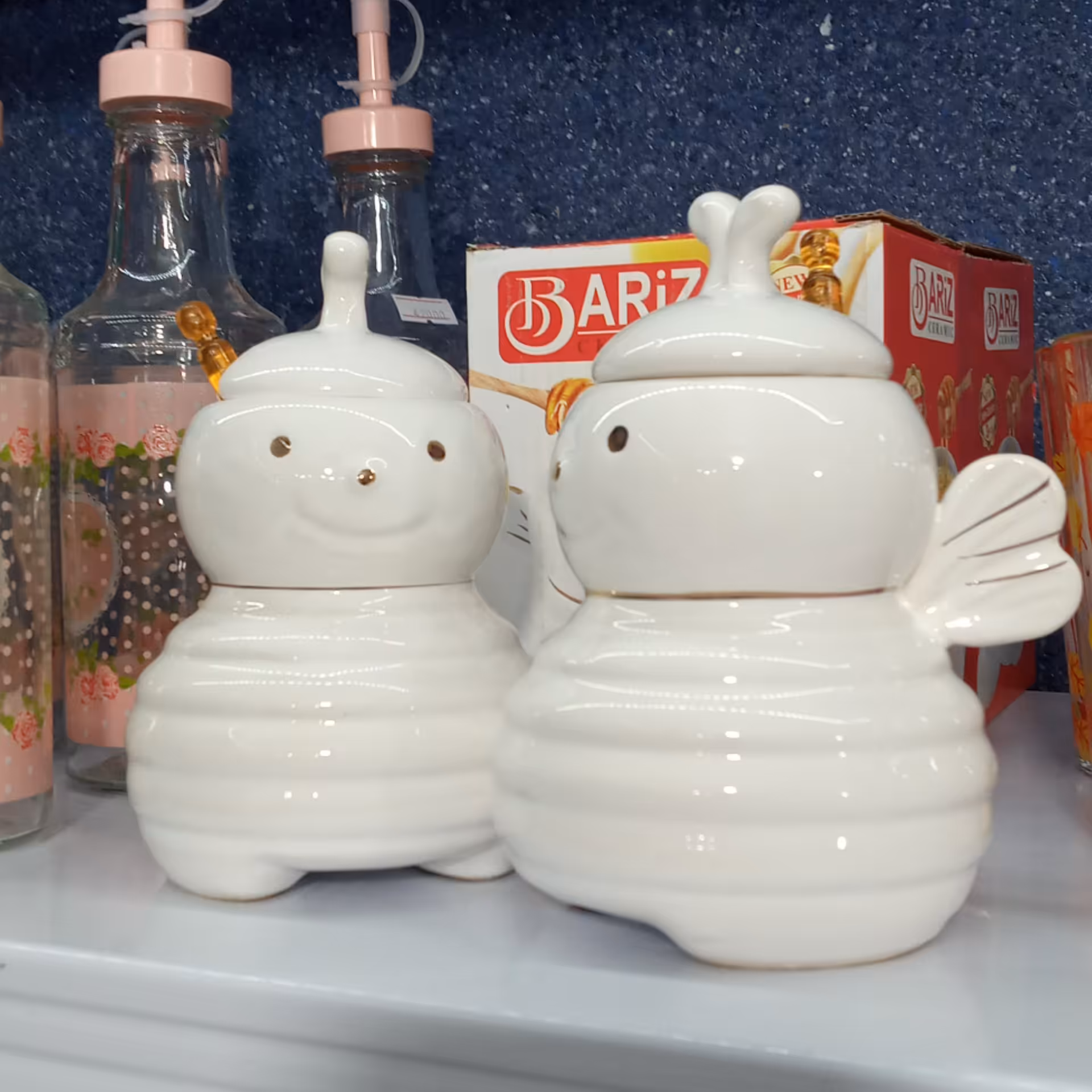 عسل خوری سرامیکی زنبوری درجه یک