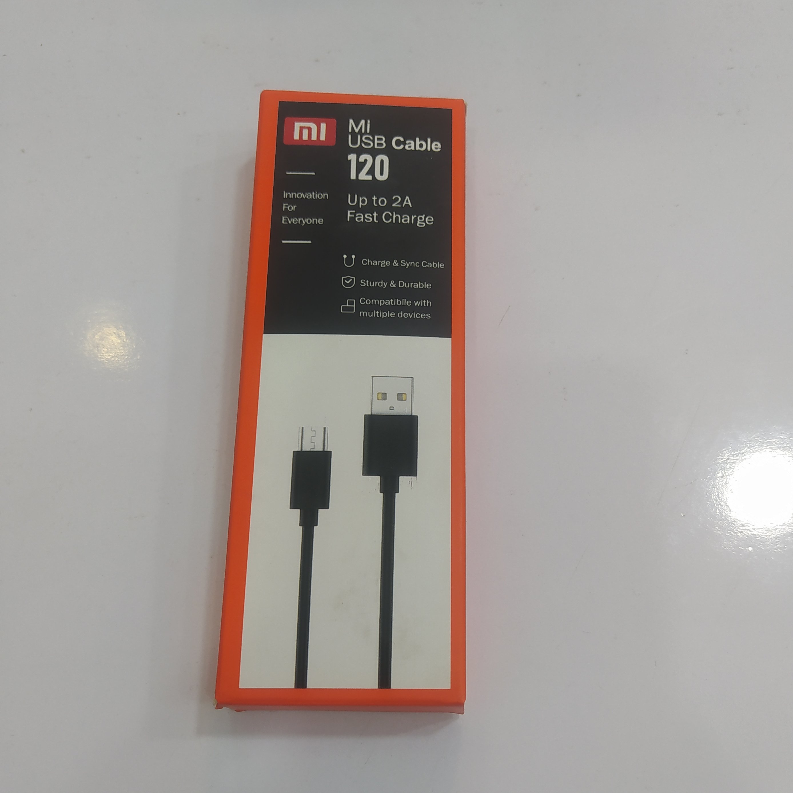 کابل تبدیل USB به microUSB شیائومی مدل Mi USB Cable طول 1.2 متر