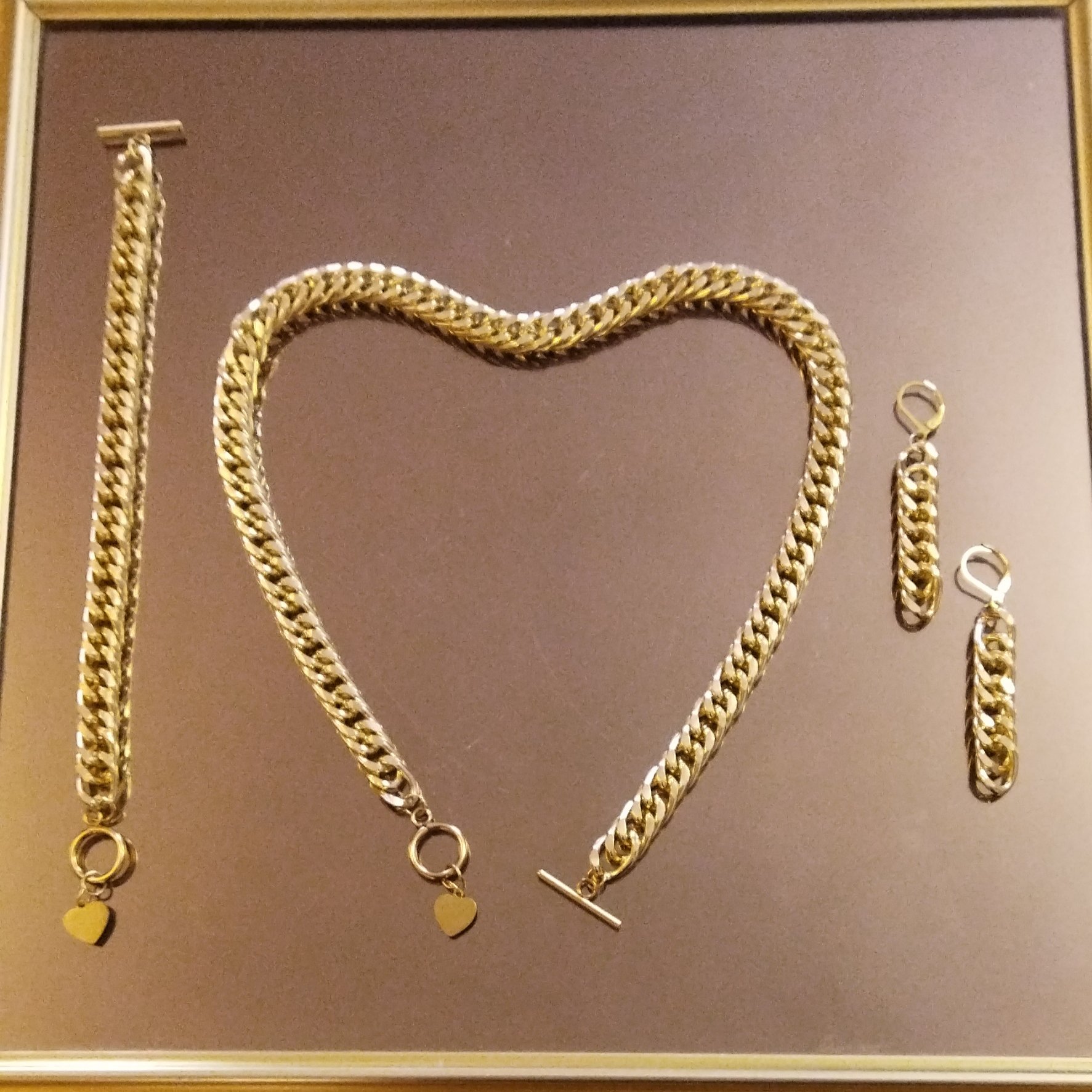 سرویس کارتیر دوبل فشرده با آویز قلب رنگ ثابت تضمینی ضدحساسیت