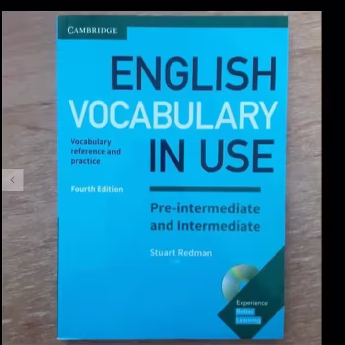 کتاب انگلیش وکبیولاری این یوز پری اینترمدیت english vocabulary in use pre intermediate and intermediate 