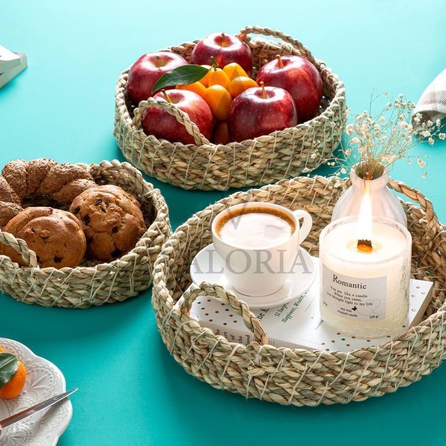 سبد سه سایز حصیری
