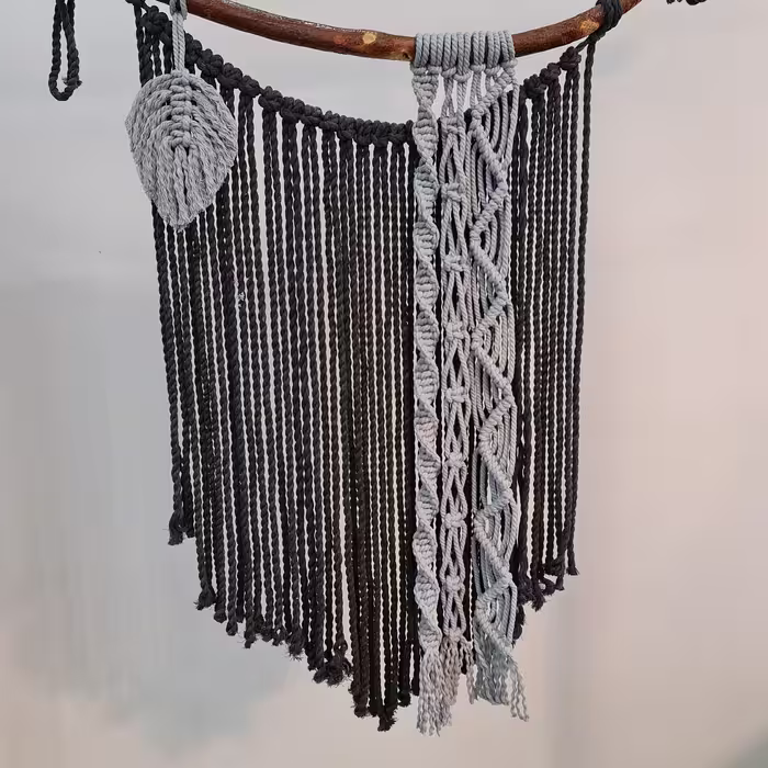 دیوارکوب مکرومه بافی (پس کرایه)