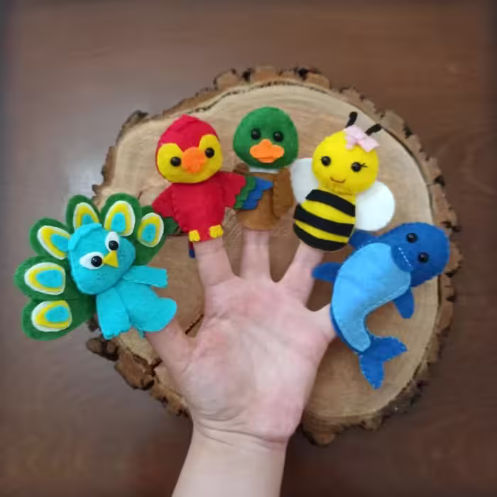 عروسک انگشتی حیوانات 3