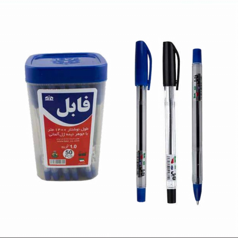 خودکار فابل مشکی بدنه کریستال نوک 1 کد 13106