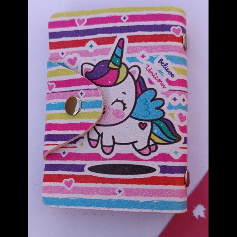 جاکارتی فانتزی چرم مصنوعی دارای 10 کاور کارت(کد 10)