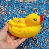 اسباب بازی اردک حمام سوتی بسته 4عددی