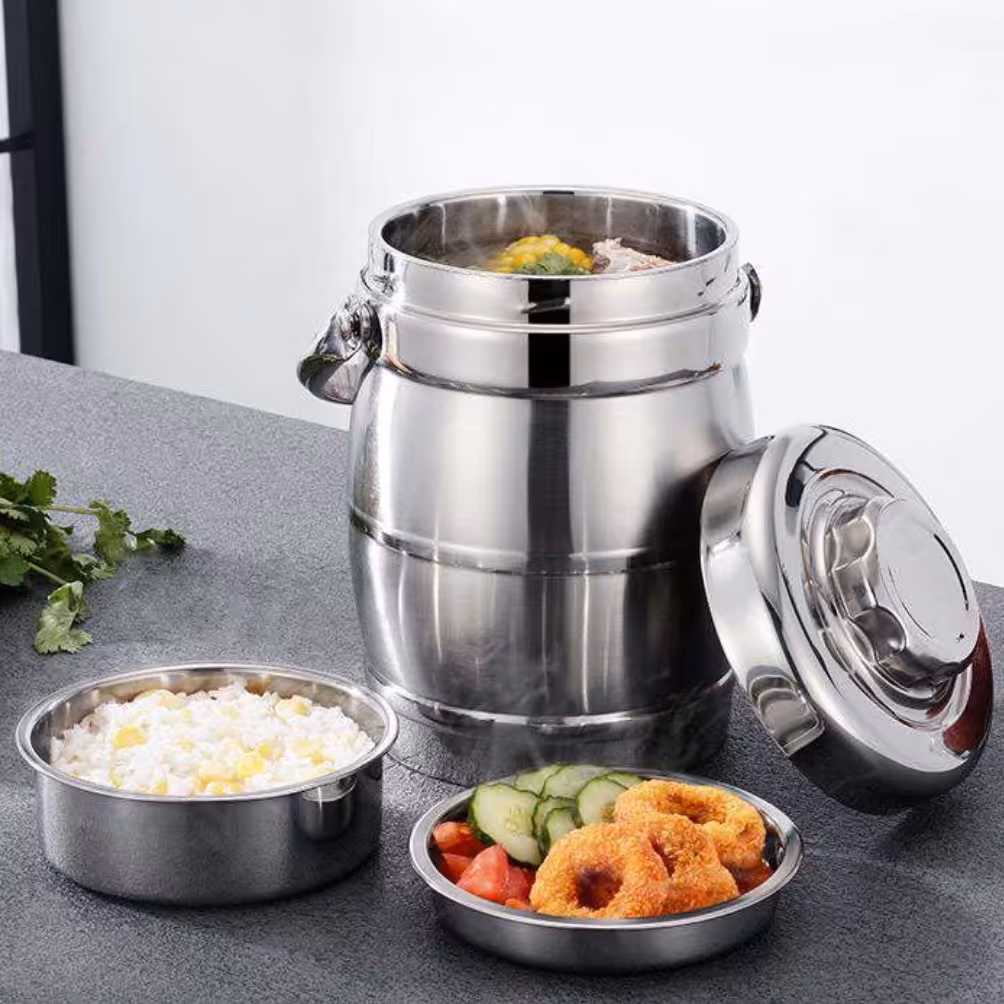 فلاکس گرم نگهدارنده غذای استیل مسافرتی دو لیتری با کیفیت و کاربردی