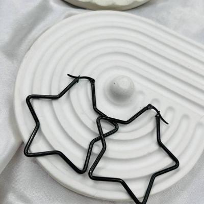 گوشواره استیل طرح ستاره