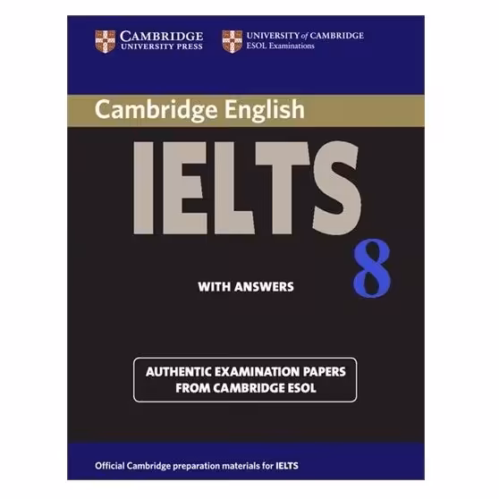 Cambridge English IELTS 8 سایز وزیری