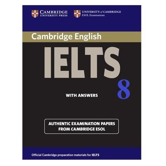 Cambridge English IELTS 8 سایز وزیری