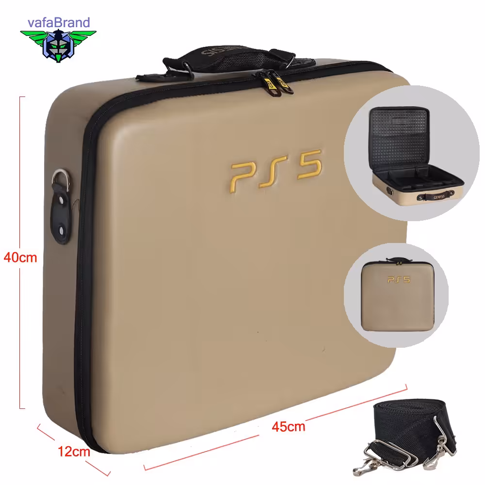 کیف حمل پی اس فایو - طرح چرم - نسکافه ای