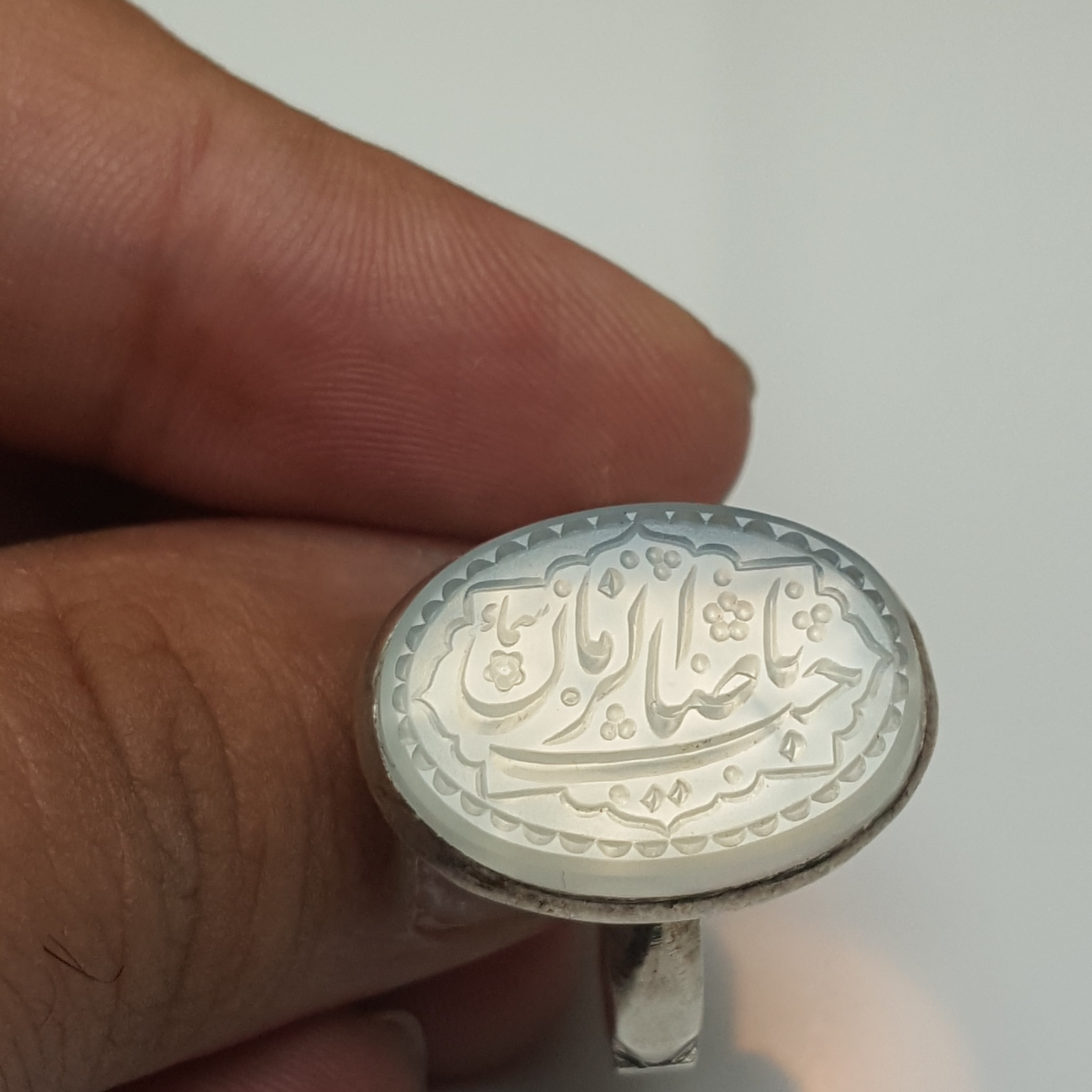 عقیق یمن نباتی  خط استاد سما 