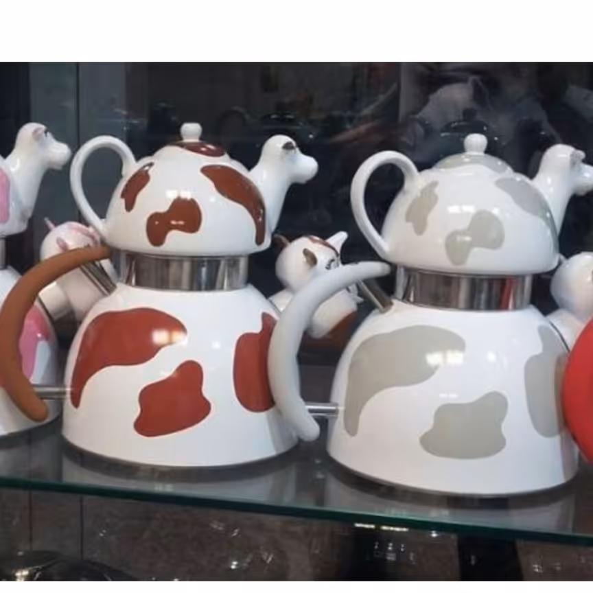 قوری کتری طرح گاو