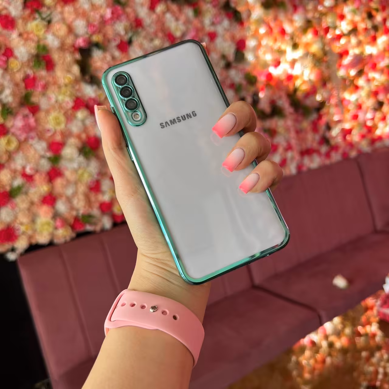 قاب موبایل پشت طلق