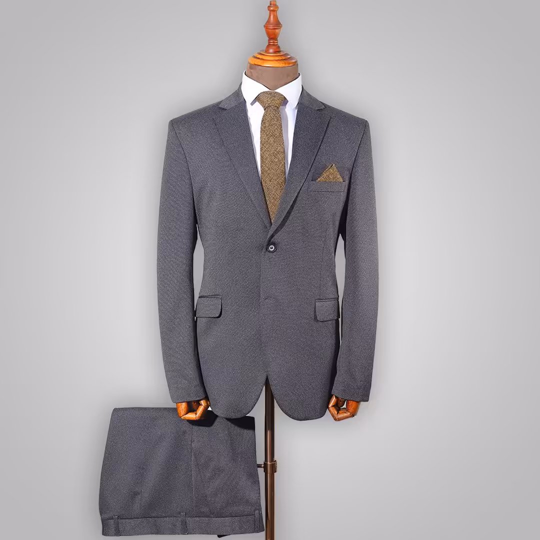 کت و شلوار رنگ نوک مدادی کد 1431