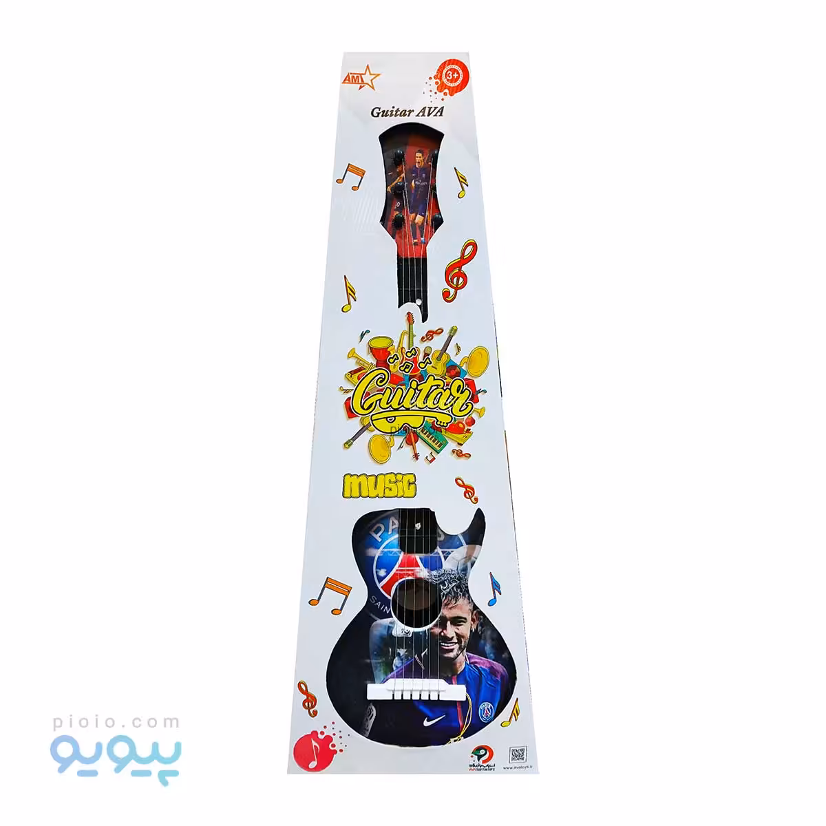 گیتار فوتبالی طرح نیمار بزرگ آوا آیتم AMT2020 تک و عمده