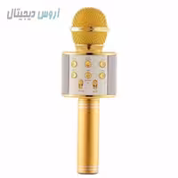 میکروفون اسپیکر مدل WS-858 - طلایی