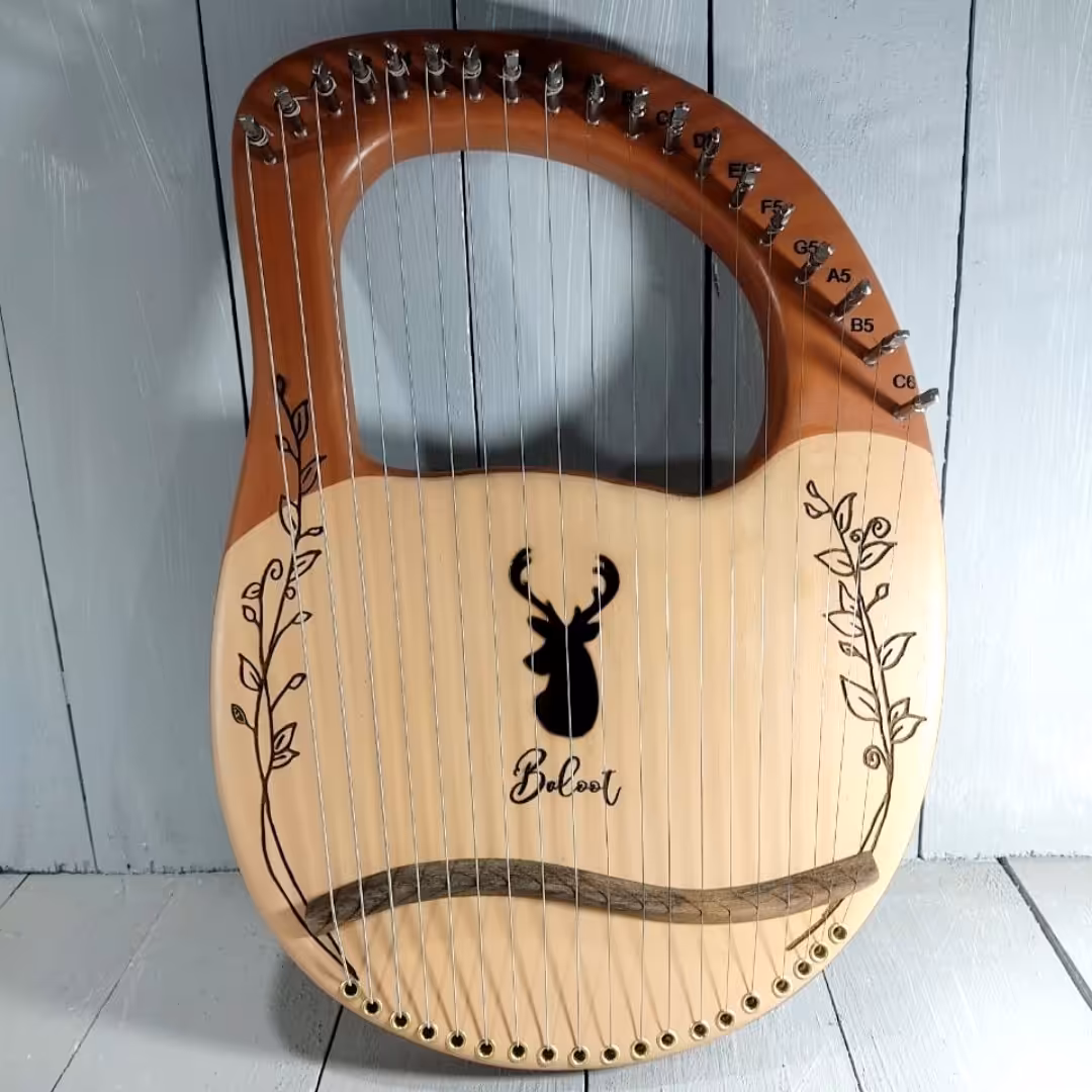 چنگ رومی حفره دار طرح سرو  مدل  19 سیمی، مارک بلوط