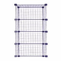 ست قفسه مشبک چهار طبقه در یک ردیف سایز 48x32(ارسال پس کرایه و به عهده مشتری)