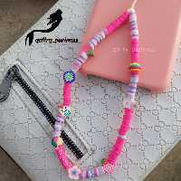 بند موبایل فیمو صورتی