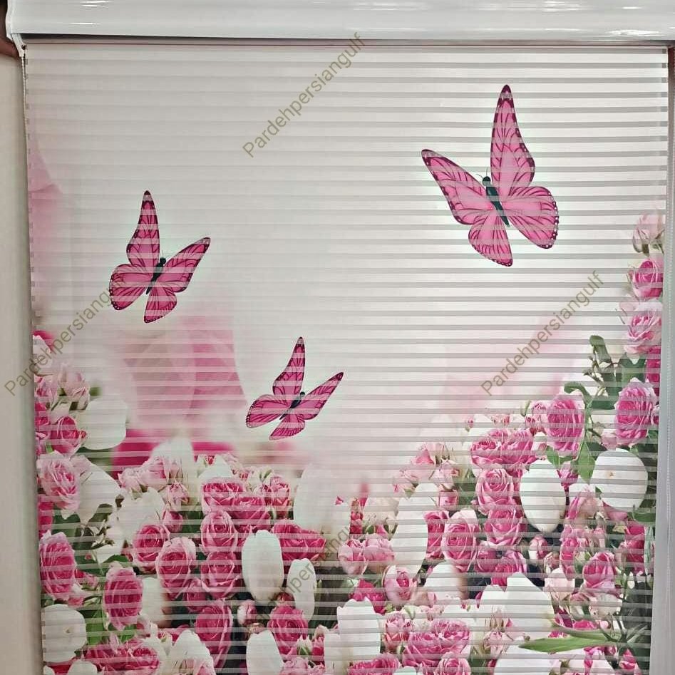 پرده دومکانیزم چاپی .چاپ طرح دلخواه شما 